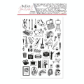 Tampon Stampo Bullet journal Hobbies 46 pcs - Aladine - Rougier et Plé