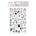 Tampon Stampo Bullet journal Quotidien 59 pcs - Aladine - Rougier et Plé