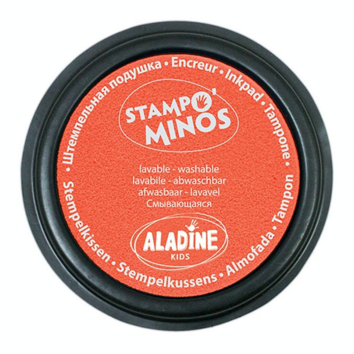 Encreur Stampo Minos Orange fluo - Aladine - Rougier et Plé