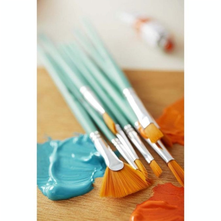 Pinceau court Synthétique 8 pcs Assortiment - Pébéo - Rougier et Plé