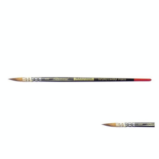 Pinceau à lavis court en fibres synthétiques imitation martre Lavistyl série 1872RO - Léonard - Rougier et Plé