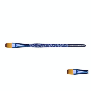 Pinceau plat court en fibres synthétiques Azur S. 400PL - Léonard - Rougier et Plé