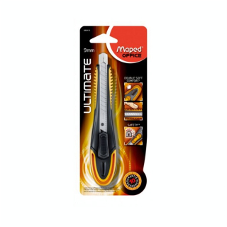 Cutter Ultimate droitier lame 9 mm bi-matière - Maped - Rougier et Plé
