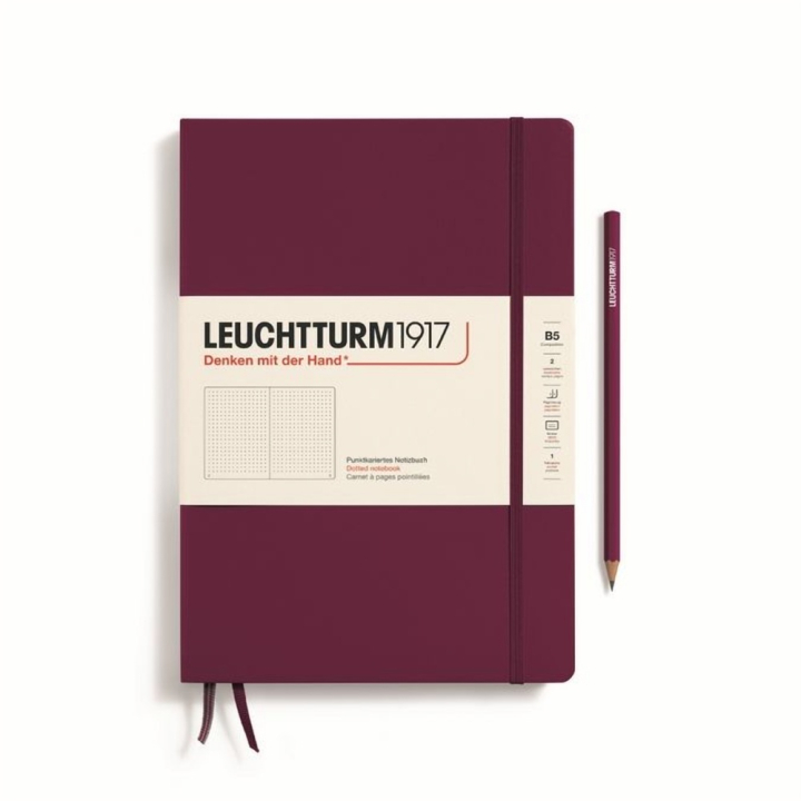 Carnet de notes Rigide B5 17,8 x 25,4 cm Pointillé - Leuchtturm1917 - Rougier et Plé