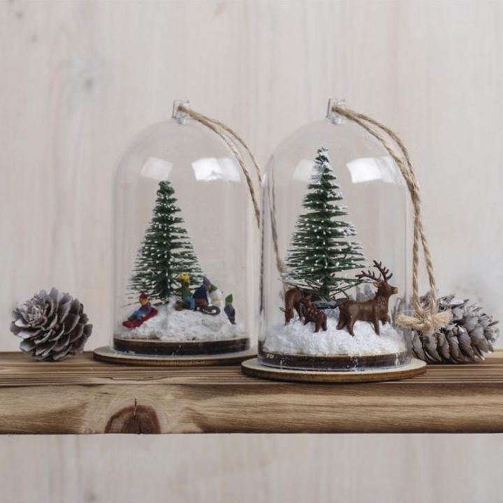Cloche en plastique + socle - Rayher - Rougier et Plé