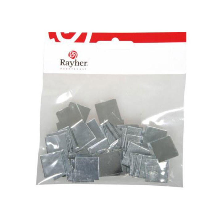 Mosaïque Miroir Carré Autocollant 2 x 2 cm 50 pcs - Rayher - Rougier et Plé