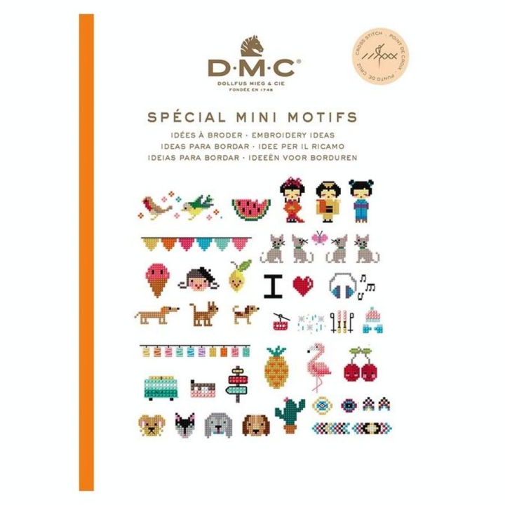 Mini livre Point de croix  Spécial Mini motifs - DMC - Rougier et Plé