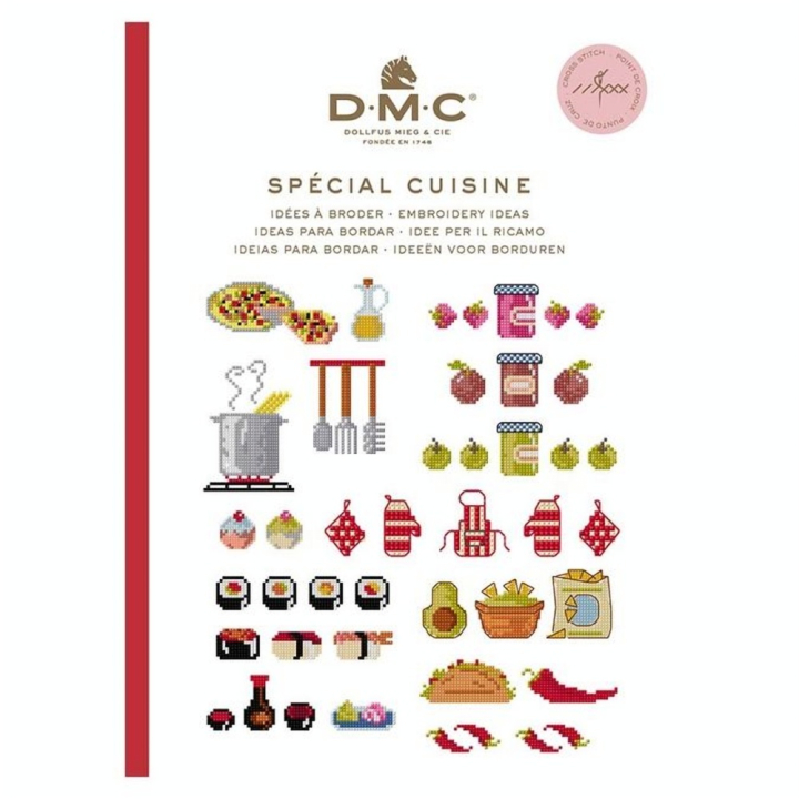 Mini livre Point de croix Spécial Cuisine - DMC - Rougier et Plé