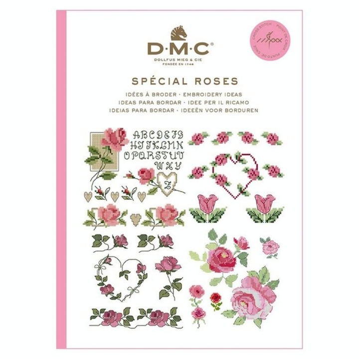 Mini livre Point de Croix Spécial Roses - DMC - Rougier et Plé