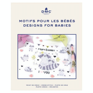 Mini livre Point de croix Spécial Motifs pour les bébés - DMC - Rougier et Plé