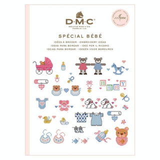 Mini livre Point de croix Spécial Bébé - DMC - Rougier et Plé