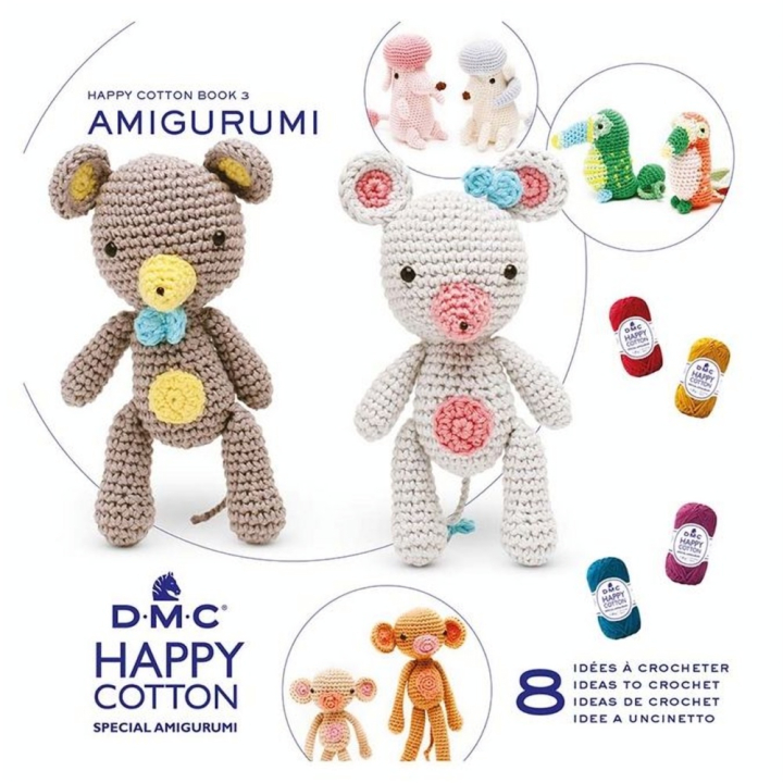 Livre Happy Cotton n°3 Les paires d'amis - DMC - Rougier et Plé