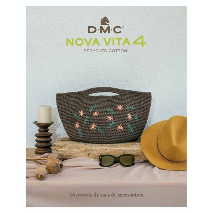 Livre Nova Vita 4 recycled Cotton n°3 16 projets de sacs et accessoires - DMC - Rougier et Plé