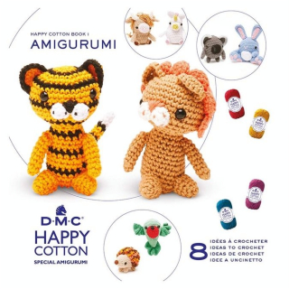 Livre Happy Cotton n°1 Personnages 2-en-1 - DMC - Rougier et Plé
