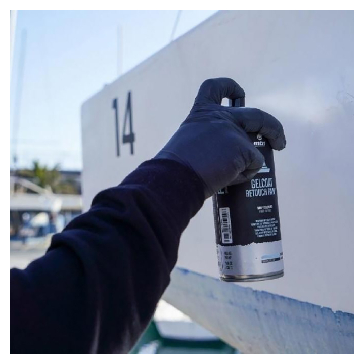 Peinture en spray de retouche MTN PRO Gelcoat blanc 400 ml - Montana - Rougier et Plé