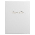 Livre d'Or Balacron 27 x 22 cm Vertical 100 pages blanches - Exacompta - Rougier et Plé