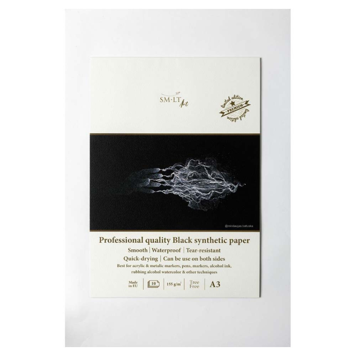 Bloc Dessin Papier Yupo 155 g/m² 10 feuilles noires - SM-LT Art - Rougier et Plé