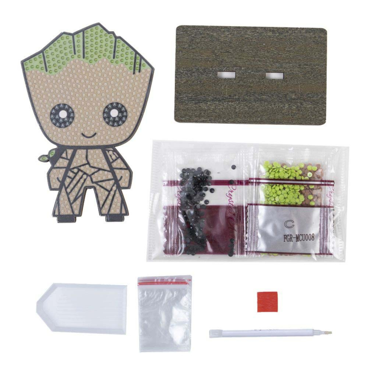 Broderie Diamant Figurine Groot - Crystal Art - Rougier et Plé
