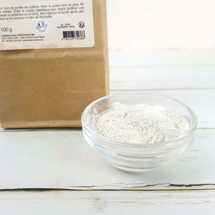 Argile blanche Kaolin 100 g - Joli'Essence - Rougier et Plé