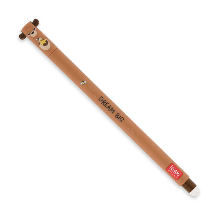 Stylo Gel Effaçable Teddy Bear Encre Rouge - Legami - Rougier et Plé