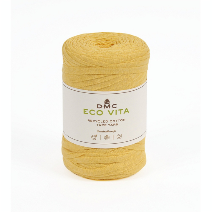 Fil crochet Eco Vita Tape Yarn 250 g - DMC - Rougier et Plé