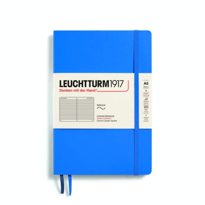 Carnet de notes Souple A5 14,5 x 21 cm Couleurs 2024 Ligné - Leuchtturm1917 - Rougier et Plé