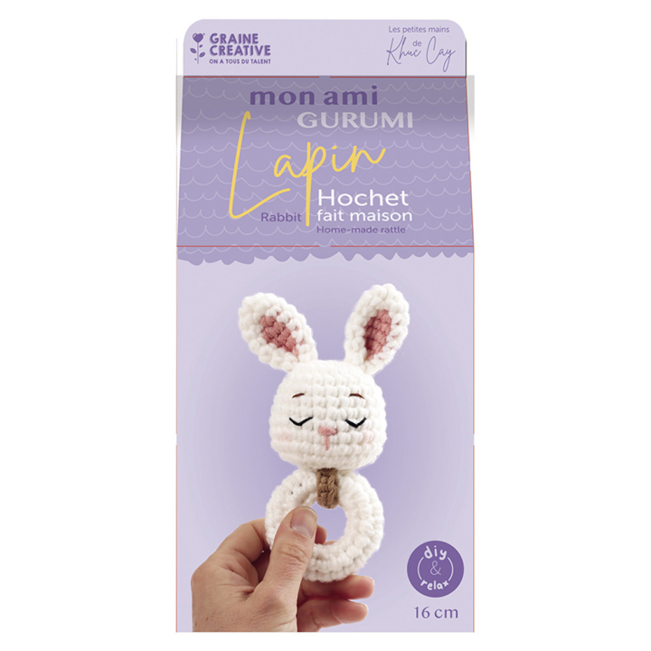 Kit crochet Hochet Lapin - Rougier et Plé