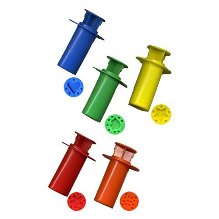 Set de seringues pour pâte à modeler assorties 5 pcs - DTM - Rougier et Plé