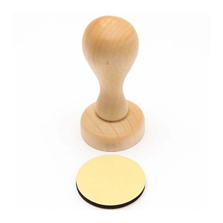 Tampon en caoutchouc à personnaliser ø 4 cm - Rico Design - Rougier et Plé