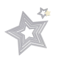 Matrices de découpe Framelits Die Étoiles 5 pcs - Sizzix - Rougier et Plé