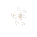 Protège-Fils 3,9 x 4,5 mm Argenté 925 - 10 pcs - Perles Corner - Rougier et Plé