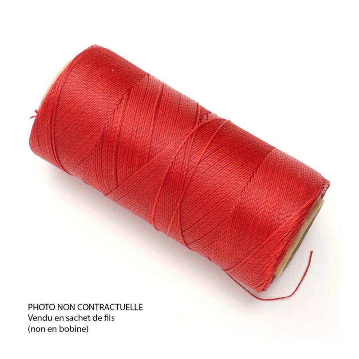 Fil ciré Linhasita pour Micro Macramé 0,5 mm x 10 m - Perles Corner - Rougier et Plé