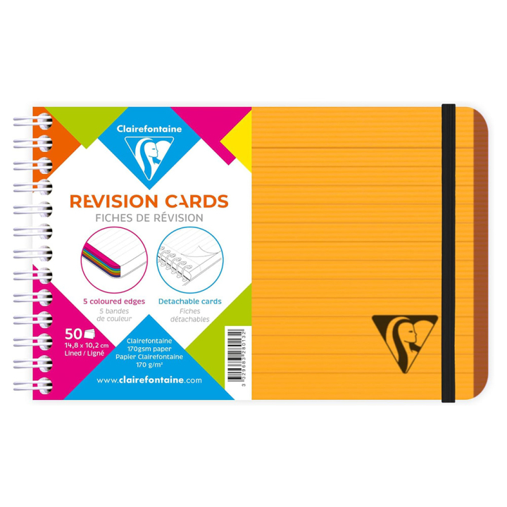 Carnet de fiches de révision Linicolor 14,8 x 10,5 cm Ligné - Clairefontaine - Rougier et Plé