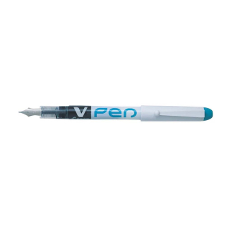 Stylo Plume V-Pen Bleu canard - Pilot - Rougier et Plé