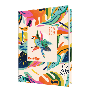 Agenda scolaire 2024-2025 Kanabeach Perroquet - Editions Oberthur - Rougier et Plé
