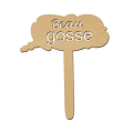 Mots en bois médium pour Photobooth Beau gosse 24,9 x 20,8 cm - Spider Lily - Rougier et Plé