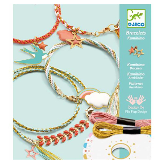 Kit de Bracelets Kumihimo Céleste - Djeco - Rougier et Plé