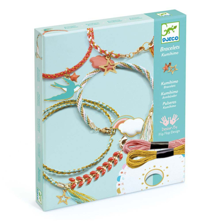 Kit de Bracelets Kumihimo Céleste - Djeco - Rougier et Plé