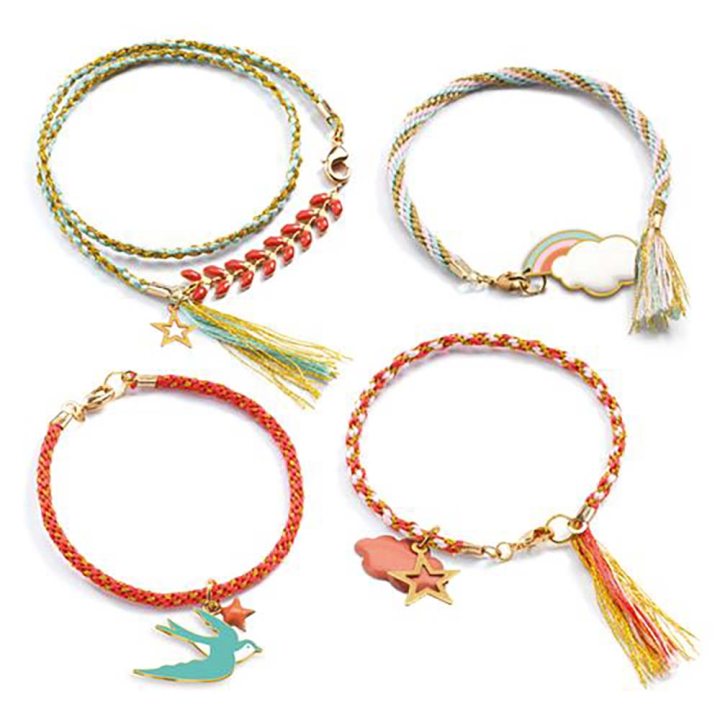 Kit de Bracelets Kumihimo Céleste - Djeco - Rougier et Plé