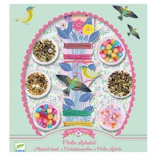 Coffret de création de bijoux Perles alphabet - Djeco - Rougier et Plé