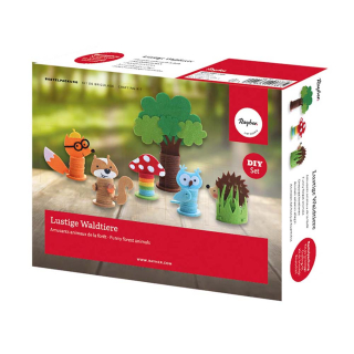 Kit créatif Animaux de la forêt en Feutrine - Rayher - Rougier et Plé