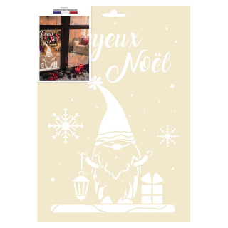 Pochoir A4 Joyeux Noël Lutin - Graine Créative - Rougier et Plé