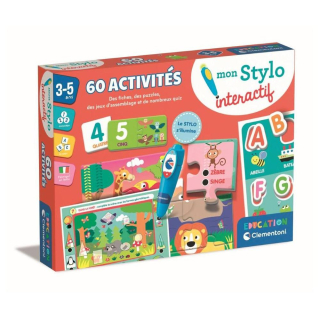 Coffret 60 activités Mon stylo interactif - Clementoni - Rougier et Plé
