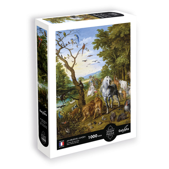 Puzzle 1000 pièces Entrée des animaux dans l'arche de Noé : Brueghel l'ancien - Sentosphère - Rougier et Plé