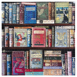 Puzzle 1000 pièces Vintage library - Eeboo - Rougier et Plé