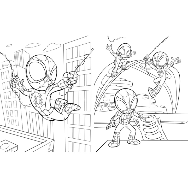 Cahier d'activités Marvel Spidey et ses amis extraordinaires 1000 Stickers - Hachette - Rougier et Plé