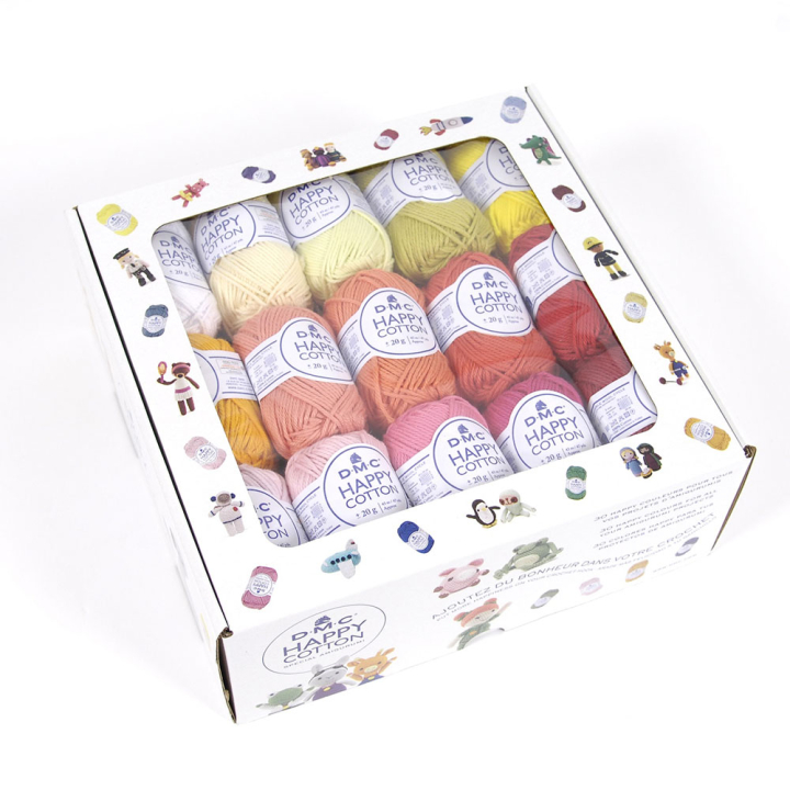 Coffret Happy Cotton 30 pelotes - DMC - Rougier et Plé