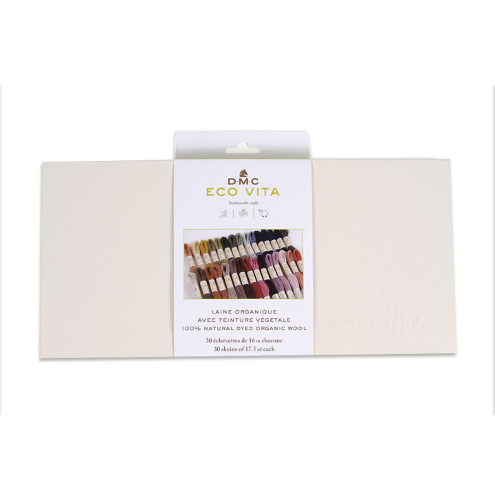 Fils de laine organique Eco vita 360 30 pcs - DMC - Rougier et Plé