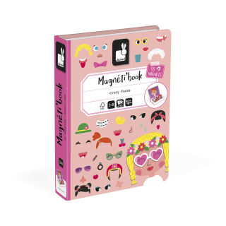 Magneti'Book Crazy faces fille - Janod - Rougier et Plé