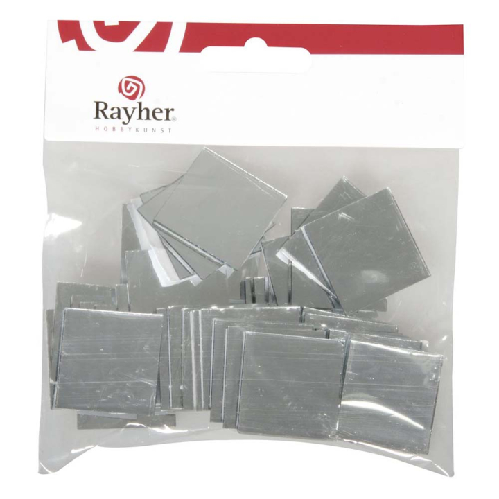 Mosaïque Miroir Autocollant 3 x 3 cm 45 pcs - Rayher - Rougier et Plé